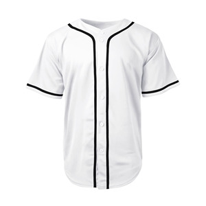 Camiseta de Béisbol Personalizada con Bordado, Estilo Uniforme de Béisbol, Venta al Por Mayor a Precio Económico, Camiseta de Béisbol Lisa - Product Image 1