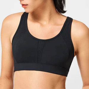 Soutien-gorge de sport pour femme à maintien élevé, rembourré, bretelles réglables, maille respirante, pour yoga, course à pied, fitness et entraînement - Product Image 1