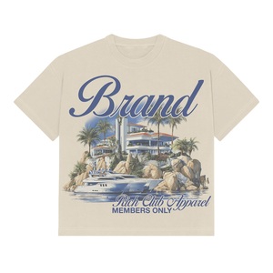 Camisetas de Hombre de Primera Calidad al por Mayor, Totalmente Personalizadas, 2026, 100% Algodón, Cuello Redondo, Corte Holgado - Product Image 4