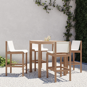 Chaise de jardin en teck de haute qualité, chaise de salle à manger contemporaine pour l'extérieur, idéale pour les jardins, les complexes hôteliers et les balcons. - Product Image 5