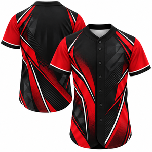 Camiseta de Béisbol Personalizada por Sublimación OEM, Camiseta de Béisbol en Blanco Personalizable - Product Image 2