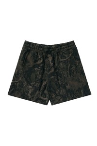 Custom Logo Men's Retro Fitness Beach Shorts Casual Camouflage with <b>Tree</b> <b>Branches</b> Withered Leaves Elastic Waist Formal Style - Product Image 4