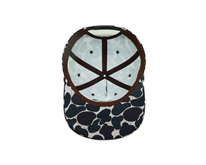 Casquette Snapback structurée à 5 panneaux en polyester camouflage avec broderie 2D personnalisée, fabriquée au Vietnam, pour tous, style streetwear classique - Product Image 2