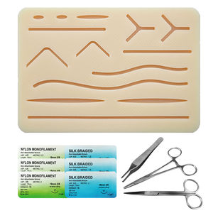 Wholesale Custom Suture Practice Kit with Stainless Steel Instruments <b>Mesh</b> Pad and Scalpel Medical Training Java Surgical - Product Image 3