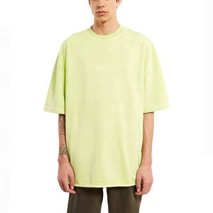 T-shirt Homme Oversize 100% Coton Personnalisé Motif Uni Grande Taille Coupe Droite 180 Grammes Respirant - Product Image 1