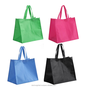 Bolsas de la compra no tejidas laminadas plegables reciclables ecológicas, venta al por mayor, bolsas no tejidas laminadas para comestibles - Product Image 2