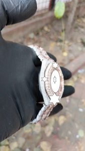 Montre automatique de luxe sportive en acier inoxydable avec bracelet entièrement serti de moissanite, trois montres hip-hop en moissanite - Product Image 2