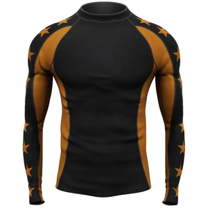 Camiseta Deportiva de Manga Larga Personalizada para Hombre, Transpirable, Diseño BJJ, Spandex/Poliéster 160g - Product Image 2
