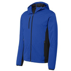 Custom Logo Man <b>Black</b> Jacket Waterproof Soft Shell <b>Windbreaker</b> with Hood for Outdoor Sports <b>Black</b> Zip-up Design - Product Image 2
