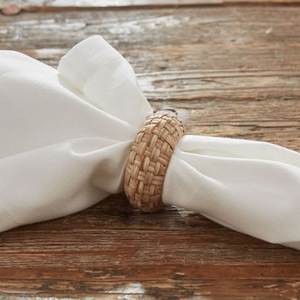Bohemian Napkin Rings Circle Shape <b>Bamboo</b> Eco Friendly 4.5cm Width Wedding <b>Table</b> Decoration Accessory - Product Image 4