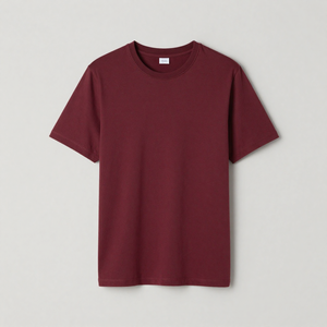 T-shirt Homme Oversize Col Rond en Coton Lourd 240 GSM de Haute Qualité, Coupe Ample, Couleur Unie, Style Streetwear - Product Image 6