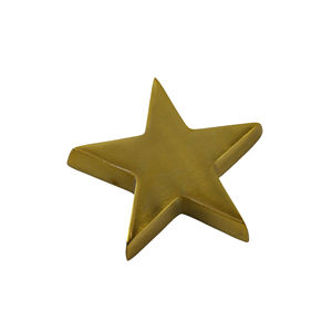 Vajilla de Madera de Primera Calidad con Diseño Decorativo en Forma de Estrella, Acabado Multicolor Hecho a Mano - Product Image 5