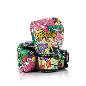 นวมชกมวย Fairtex รุ่น Top End คุณภาพสูง หนังพรีเมียม ผลิตตามสั่ง ระบายอากาศได้ดี สายรัดปรับได้ สำหรับทุกเพศ - Product Image 1