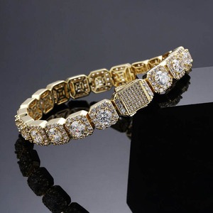 สร้อยข้อมือคิวบันฮิปฮอปประดับเพชรโมอิสซาไนต์ VVS เงินแท้ 925  แบบ Iced Out สำหรับแร็ปเปอร์ เหมาะสำหรับใส่ไปงานปาร์ตี้ มีจำหน่ายแล้ว - Product Image 2
