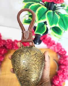 กระดิ่งวัวเหล็กแบบสวิสพร้อมสายหนัง ตกแต่งบ้านสไตล์เรียบง่าย สำหรับพิธีกรรม ทำสมาธิ และตกแต่งสวน รับผลิตตามแบบ OEM - Product Image 6