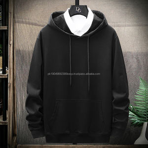 Sudaderas con capucha de algodón pesado para hombres de alta calidad Fabricantes Sudadera de cuello redondo en blanco Mujeres Pullover SweatshirtDDP Envío - Product Image 3