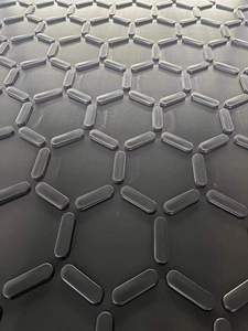 Havy Duty Flexible HDPE/UHMWPE滑り止めテクスチャ耐火防水構造一時的複合地マット草 - Product Image 4