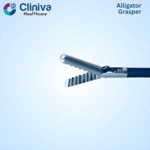 <b>Laparoscopic</b> Alligator Grasper Manual <b>Laparoscopic</b> <b>Instruments</b> Surgical <b>Instrument</b> Set - Product Image 3