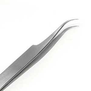 Fine Tip Eyelash Tweezers Stainless Steel <b>Lash</b> Extension Tool Precision Beauty Tweezers For <b>Individual</b> Eyelash Application - Product Image 2