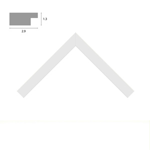 Contemporary Style PS Polystyrene Picture Frame Moulding <b>Wood</b> Grain Minimalist Wide <b>Border</b> OEM Custom Frame Factory - Product Image 2