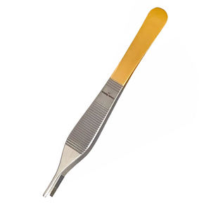 Pinzas de Disección Adson Marrones de 12 cm, Manuales, de Acero Inoxidable de Alta Calidad, Certificadas por la CE, Instrumentos Quirúrgicos Hemostáticos para Hospital - Product Image 2