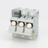 RT18-125 Y 1140V Certifié IEC 50kA Fusible solaire céramique à haute capacité de coupure / Porte-fusible Fusible AC à indication de tension Montage en surface à action rapide