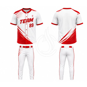 Uniforme de Béisbol Moderno para Hombre, Poliéster Ligero, Tela Cómoda y Transpirable, Servicio OEM, Ropa Deportiva para Equipos - Product Image 3