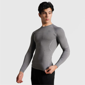 2026 High Quality Custom Digital Print Breathable Quick Dry <b>Compression</b> Gym Long Sleeve Rash Guard Designed <b>for</b> BJJ MMA Athletes - Product Image 1