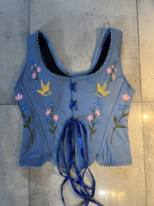 Corsé de Lujo para Mujer, Estilo Renacentista, con Bordado a Mano, Diseño de Encaje, Tela de Satén, Material de Spandex/Algodón, Medieval - Product Image 6