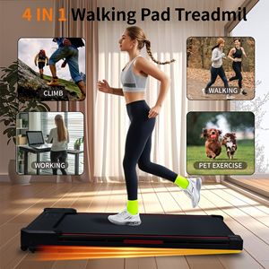 Tapis Roulant Portatile Compatto da 2.5HP con Inclinazione di 8 Gradi, 220L Walking Pad con Telecomando per Uso Domestico e Ufficio - Product Image 6