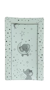Funda de algodón para cambiador con estampado de estrellas para la superficie de cambio de pañales del bebé, suave y fácil de limpiar - Product Image 4