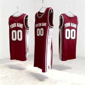 Camiseta de Baloncesto Personalizada, Camiseta de Baloncesto con Nombre y Número Bordados para Hombre y Mujer - Product Image 4