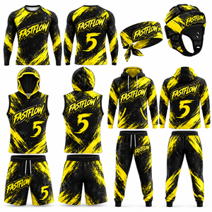 Uniforme de Fútbol 7 contra 7 de Último Diseño, MOQ Bajo, Uniforme de Fútbol 7 contra 7 de Alta Calidad, Hecho a Medida, Talla y Color Personalizados, Conjunto de Uniforme 7 contra 7 - Product Image 2