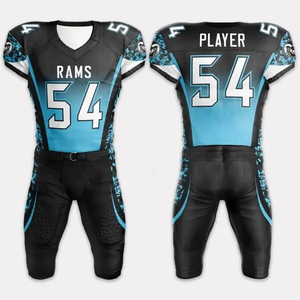 Uniforme de Fútbol Americano de Alta Calidad OEM KHILAN INDUSTRIES 2026, Jersey Personalizable de Manga Corta, Último Diseño, Venta al Por Mayor 100% - Product Image 2