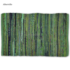 Nouvelle collection de tapis recyclés gris à la mode tapis et tapis de sol faits à la main en coton d'Inde - Product Image 6