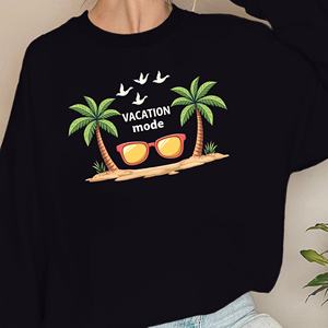Sudaderas mujer Palm VACATION Mode tema tropical - Product Image 3