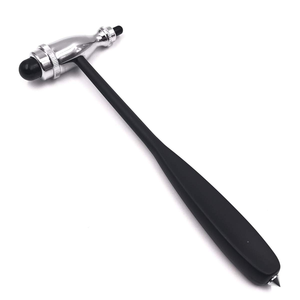Marteau réflexe en acier inoxydable, manuel, avec brosse intégrée, équipement de test de réponse cutanée, pour hôpital, par Dentavex - Product Image 3