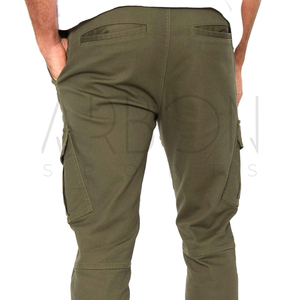Pantalon cargo en coton léger, coupe ajustée, multi-poches, entièrement personnalisé, nouvelle arrivée, confortable, fait main, design unique - Product Image 4