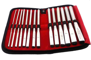 Juego de Dilatadores Uterinos Hegar de Alta Calidad, 14 Piezas, de Una Sola Punta, Manuales, de Acero Inoxidable (1mm-40mm), Instrumentos de Ginecología - Product Image 2