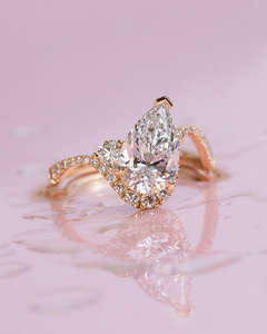 Anillo de Compromiso/Boda Vintage de Oro Amarillo de 14k con Diamante Cultivado en Laboratorio IGI/GIA, Unisex, Oro Blanco Fino para Aniversario, Ideal para Fiestas - Product Image 2