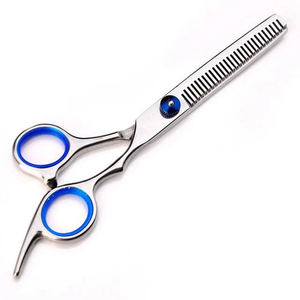 Customized High Quality 4cr13 Stainless Steel Straight Non Foldable Right Handed <b>Barber</b> Scissors Sharp <b>Blade</b> For Hair Cutting - Product Image 5