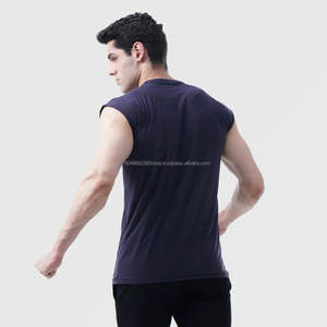 Custom Plus Size Gym <b>tank</b> <b>Top</b> <b>Men</b> Oversized <b>Black</b> Cotton <b>Men's</b> <b>tank</b> <b>Tops</b> Unisex Crew Neck Sleeveless T-shirt - Product Image 4