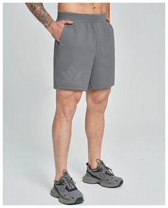 Men's Quick Dry <b>Athletic</b> Shorts Lightweight Elastic Waist Gym Running Training Sports Shorts with Side Pockets - Product Image 4