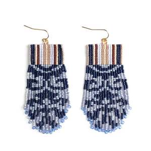 Nova <b>Star</b> Craft Trendy Statement Seed Beads Drop Earrings Glam Look <b>Light</b> Weight Daily Customizable Color & Packing - Product Image 4