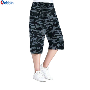 Pantalones Cortos Bermuda de Camuflaje Personalizados para Hombre, MOQ Bajo, Cintura Elástica, Diseño Casual con Bolsillos, Tela Tejida Transpirable de Poliéster - Product Image 2