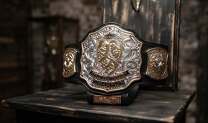 World Heavyweight Championship <b>Belt</b> Unisex Durable Thickness High Waist <b>Wrestling</b> Training Martial Arts Equipment - Product Image 3