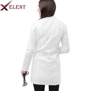 Vente chaude en gros Hôpital clinique Dentaire Médecin long manteau infirmière Uniformes Médical blanc blouse de laboratoire - Product Image 3