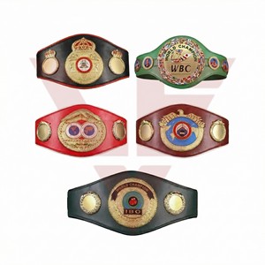 Cinturón de Campeonato de Boxeo MMA Profesional Personalizado, Aleación de Zinc, Chapado en Oro, Correa de Cuero Premium, Unisex, Cómodo, Trofeo de Premio - Product Image 4