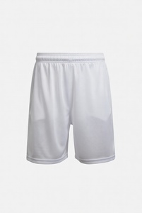 Shorts de sport en maille blanche avec tissu respirant, pour studio et sportswear - Product Image 1