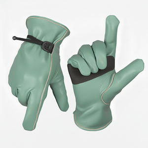Fabricants directs d'usine, gants de travail en cuir de qualité supérieure, couleurs et designs demandés par les clients, gants de travail en cuir résistants. - Product Image 1